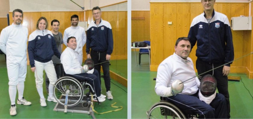 Esgrima en silla de Ruedas