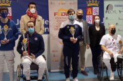 Copa de España de Esgrima en Silla de Ruedas. Bronce de Nico