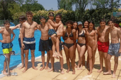 Visita de nuestro Concejal de deportes en el campamento de Verano