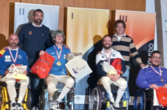 Juan Luis García Yonte, Doble Podio en Toledo: Plata y Bronce en el Cto. de España de Esgrima Adaptada