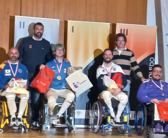Juan Luis García Yonte, Doble Podio en Toledo: Plata y Bronce en el Cto. de España de Esgrima Adaptada
