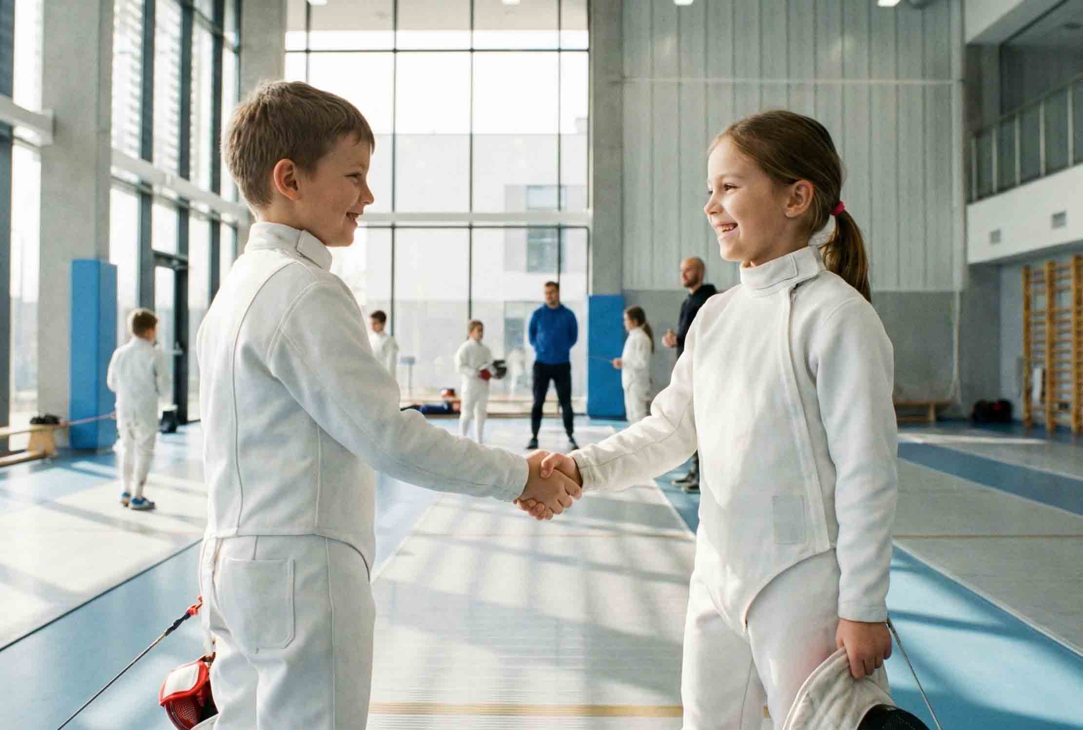 Control del impulso y estrategia en esgrima infantil