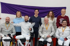 Doble Oro en Casa: Juan Luis García Yonte brilla en el Campeonato de España de Esgrima en Silla de Ruedas