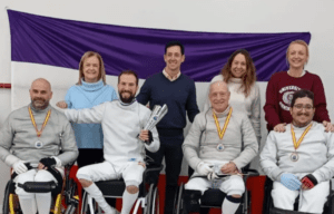 Doble Oro en Casa: Juan Luis García Yonte brilla en el Campeonato de España de Esgrima en Silla de Ruedas