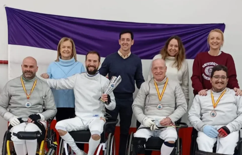 Doble Oro en Casa: Juan Luis García Yonte brilla en el Campeonato de España de Esgrima en Silla de Ruedas