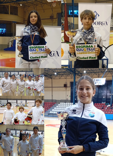 Gran actuación del Club de Esgrima Tres Cantos en el Torneo Nacional M-15 y M-13