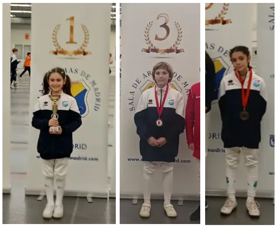 El futuro de la esgrima brilla en Vallehermoso: Medallas en M9 y M11